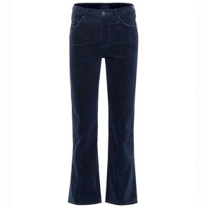 MOTHER The Outsider crop navy blue corduroy size 27